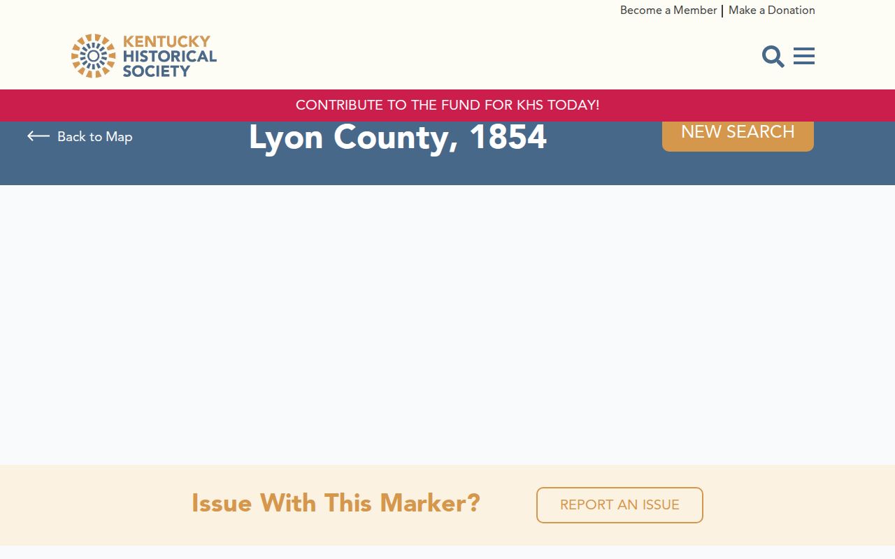Eddyville criminal records history at the Lyon County courthouse marker