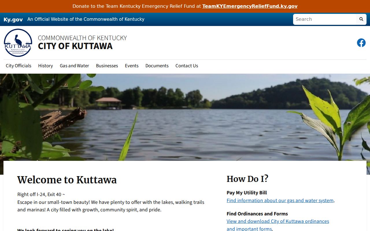 Kuttawa criminal record check and official city records